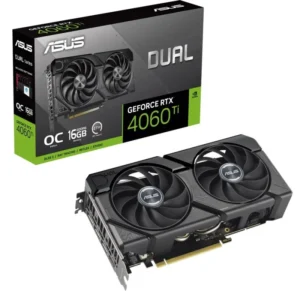 Tarjeta Gráfica ASUS Dual GeForce RTX 4060 Ti EVO OC Edition 16GB GDDR6 DLSS3