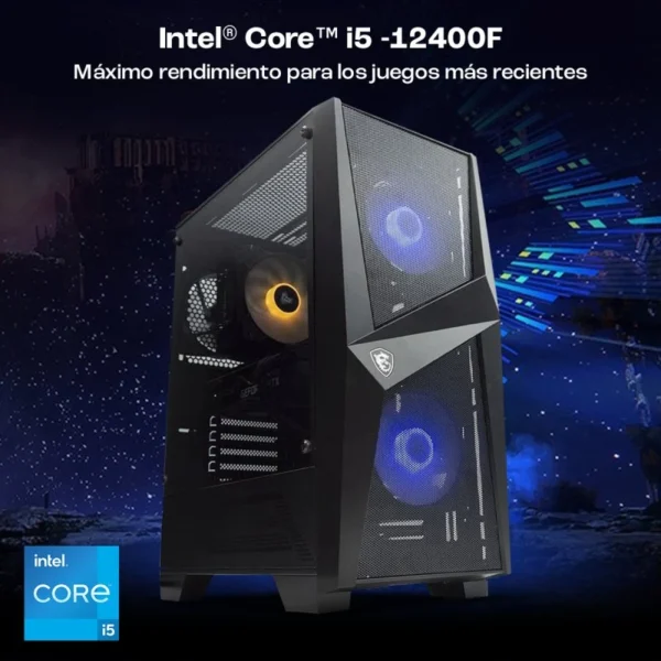 Ordenador Sobremesa NextGenPc Ready Intel Core i5-12400F / 32 GB / 1TB SSD / RTX4060 + Windows 11 Home - Imagen 3